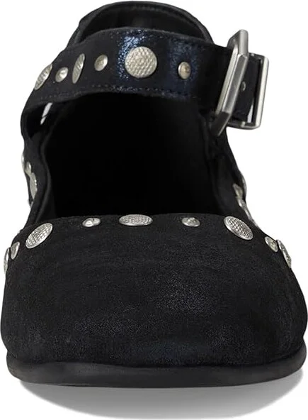 Free People Mystic Mary Jane Flat Women's Shoes Bright Navy Metallic : EU 36.5 (US Women's 6.5) M, Leather - Image 2