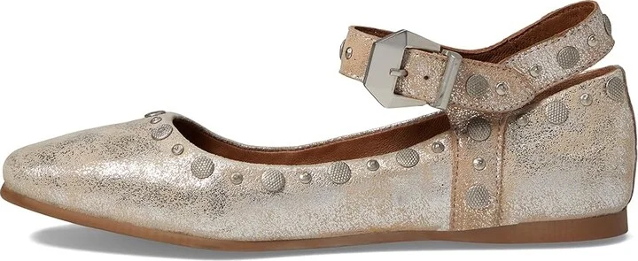 Free People Mystic Mary Jane Flat Women's Shoes Champagne : EU 41 (US Women's 11) M, Leather - Image 5