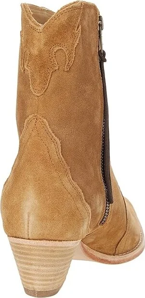 Free People New Frontier Western Boot Women's Shoes Beige : EU 36 (US Women's 6) M, Leather - Image 4