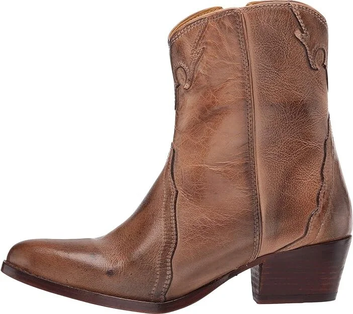 Free People New Frontier Western Boot Women's Shoes Brown : EU 37 (US Women's 7) M, Leather - Image 7