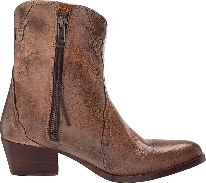 Free People New Frontier Western Boot Women's Shoes Brown : EU 37 (US Women's 7) M, Leather - Image 8