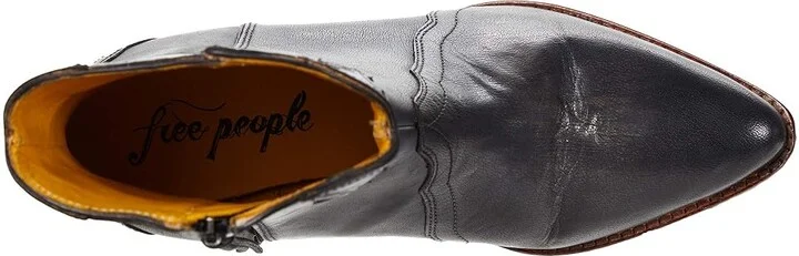 Free People New Frontier Western Boot Women's Shoes Carbon : EU 36 (US Women's 6) M, Leather - Image 2