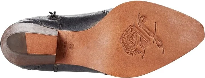 Free People New Frontier Western Boot Women's Shoes Carbon : EU 36 (US Women's 6) M, Leather - Image 3