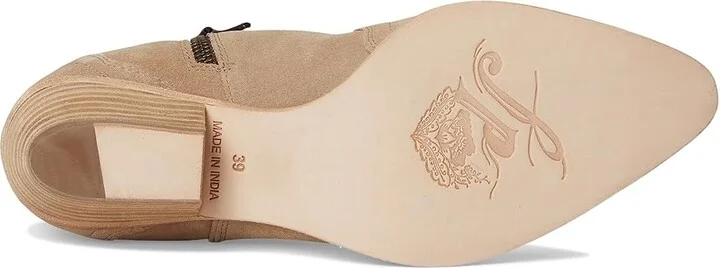 Free People New Frontier Western Boot Women's Shoes Oyster Suede : EU 38 (US Women's 8) M, Leather - Image 3