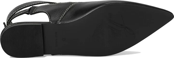 Free People Parisa Point Flat Women's Shoes Black : EU 36.5 (US Women's 6.5) M, Leather - Image 3