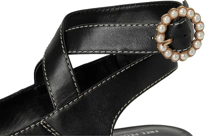 Free People Parisa Point Flat Women's Shoes Black : EU 36.5 (US Women's 6.5) M, Leather - Image 7