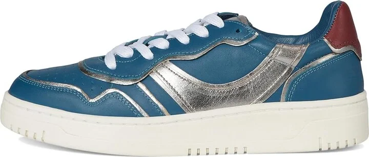 Free People Retro Thirty Love Sneakers Women's Shoes Blue Combo : EU 38 (US Women's 8) M, Leather - Image 6