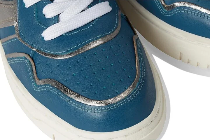 Free People Retro Thirty Love Sneakers Women's Shoes Blue Combo : EU 38 (US Women's 8) M, Leather - Image 7
