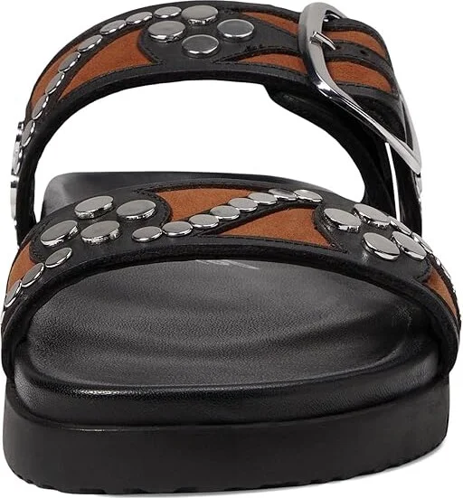 Free People Revelry Studded Sandal Women's Shoes Black/Tan : EU 37 (US Women's 7) M, Leather - Image 2