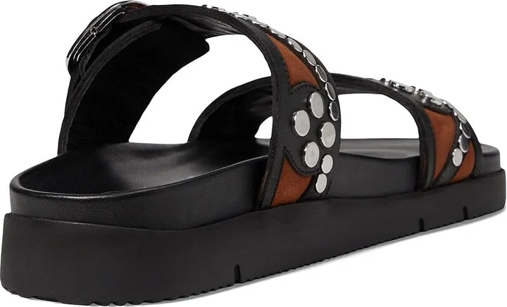 Free People Revelry Studded Sandal Women's Shoes Black/Tan : EU 37 (US Women's 7) M, Leather - Image 4