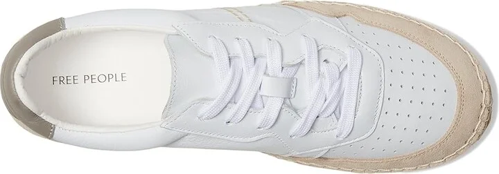 Free People Serendipity Sneaker Women's Shoes Chalk : EU 37 (US Women's 7) M, Suede - Image 2