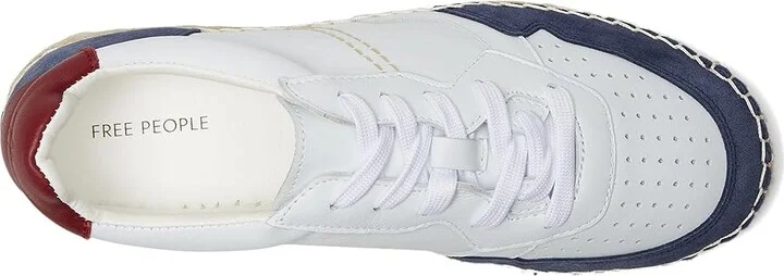 Free People Serendipity Sneaker Women's Shoes Chalk : EU 37 (US Women's 7) M, Suede - Image 8
