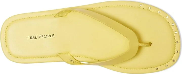 Free People Sona Thong Sandal Women's Wedge Shoes Salsa : EU 41 (US Women's 11) M, Leather - Image 8