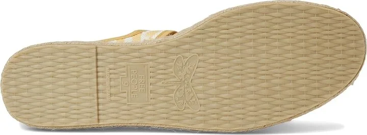Free People Surfside Mary Jane 2.0 Women's Shoes Lemon Zest : EU 38 (US Women's 8) M, Canvas - Image 3
