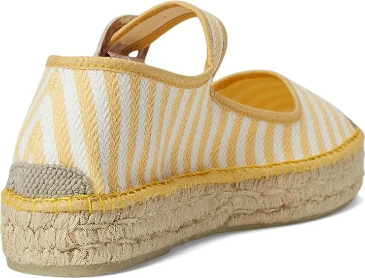 Free People Surfside Mary Jane 2.0 Women's Shoes Lemon Zest : EU 38 (US Women's 8) M, Canvas - Image 4