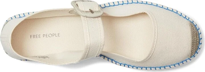 Free People Surfside Mary Jane 2.0 Women's Shoes Lemon Zest : EU 38 (US Women's 8) M, Canvas - Image 8
