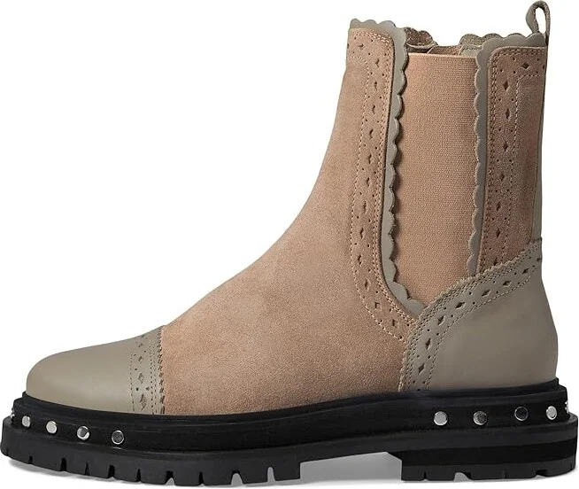 Free People Tate Chelsea Boot Women's Boots Oyster : EU 38 (US Women's 8) M, Leather - Image 6