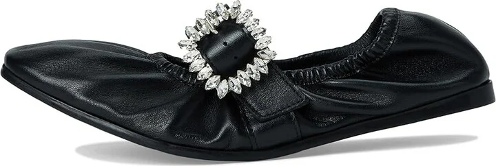 Free People Ursa Gemini Ballet Flat Women's Shoes Black Leather : EU 36.5 (US Women's 6.5) M - Image 6