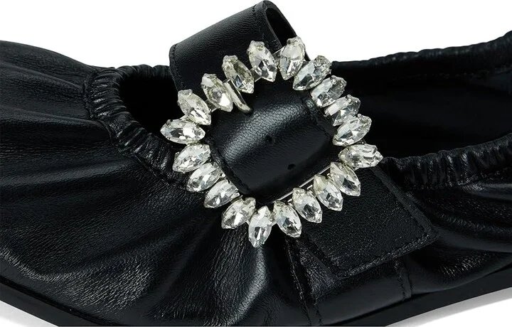 Free People Ursa Gemini Ballet Flat Women's Shoes Black Leather : EU 36.5 (US Women's 6.5) M - Image 7