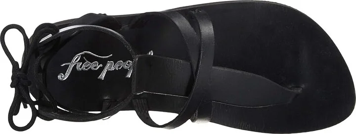 Free People Vacation Day Wrap Sandal Women's Shoes Black : EU 36.5 (US Women's 6.5) M - Image 3