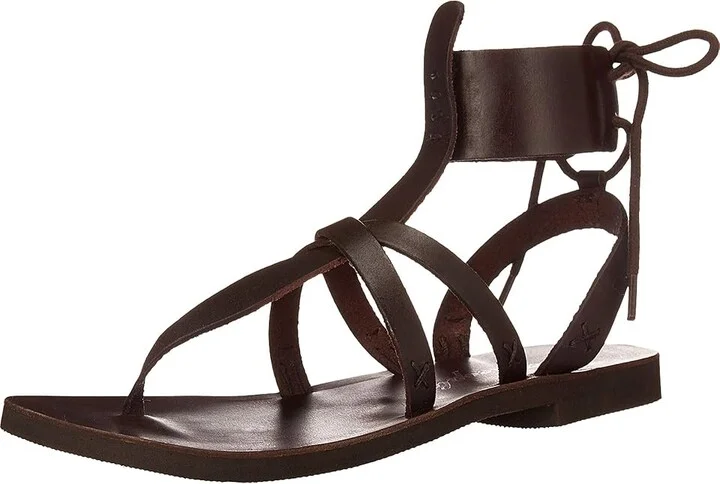 Free People Vacation Day Wrap Sandal Women's Shoes Oxblood : EU 36.5 (US Women's 6.5) M - Image 2