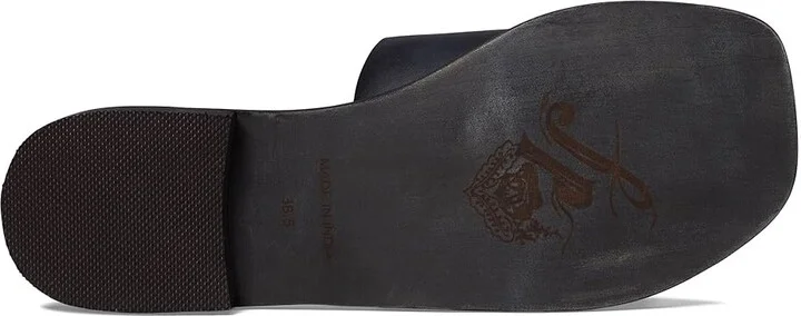 Free People Verona Slide Sandals Women's Shoes Black : EU 36 (US Women's 6) M, Leather - Image 3