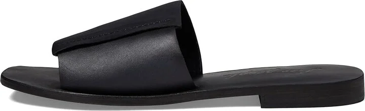 Free People Verona Slide Sandals Women's Shoes Black : EU 36 (US Women's 6) M, Leather - Image 5