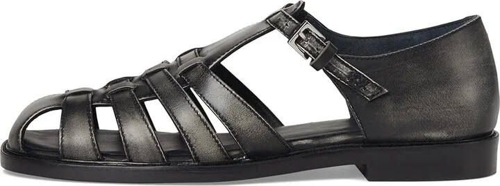Free People Willow Fisherman Women's Flat Shoes Black Leather : EU 40 (US Women's 10) M, Suede - Image 6