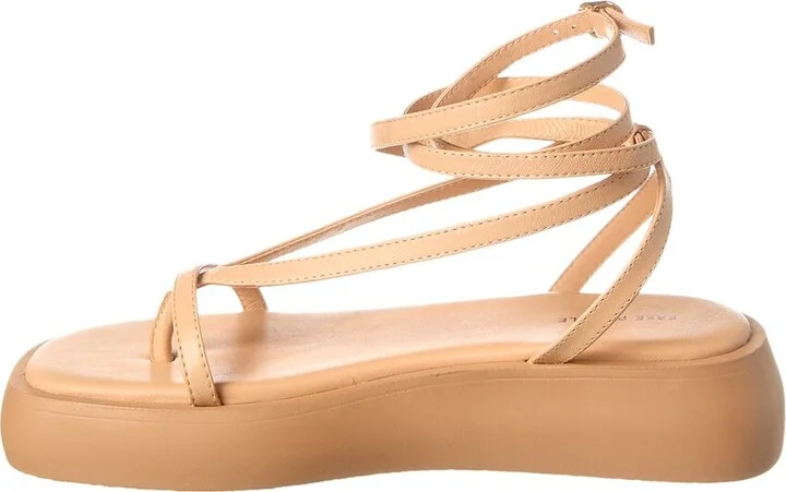Free People Winnie Wrap Leather Flatform Sandal - Image 2