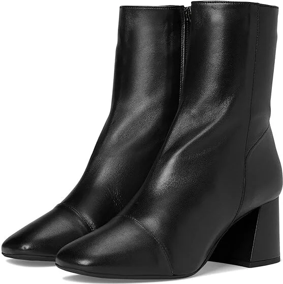 Free People Wisteria Ankle Boot Women's Boots Black Leather : EU 37 (US Women's 7) M