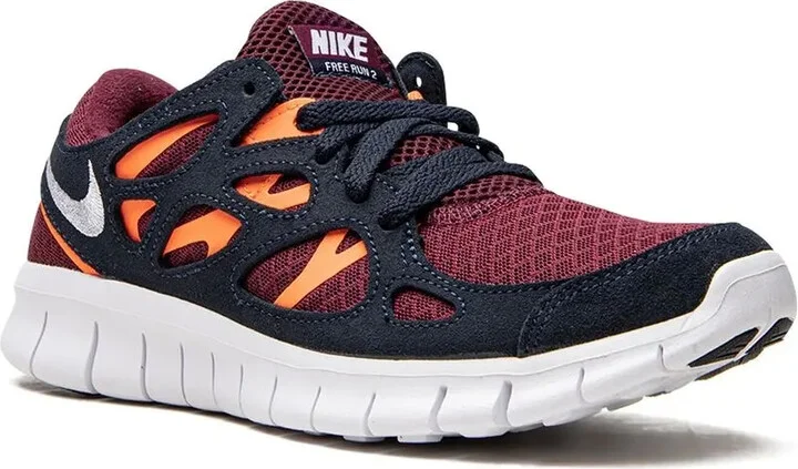 Free Run 2 "Dark Beetroot/White/Total Oran" sneakers - Image 2