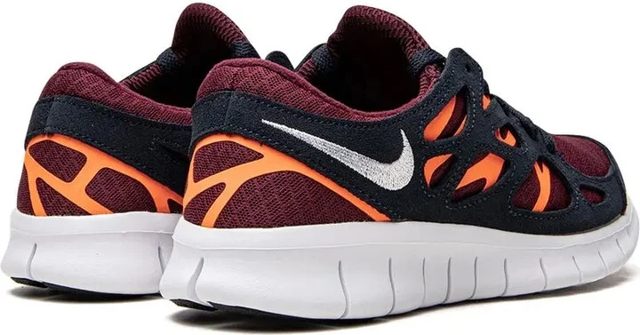 Free Run 2 "Dark Beetroot/White/Total Oran" sneakers - Image 3