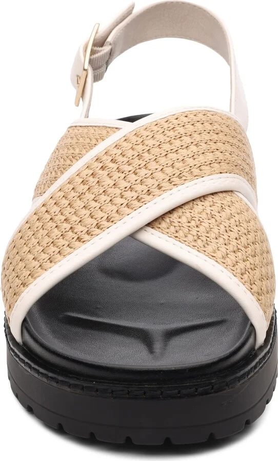 Freedom Raffia Slingback Platform Sandal - Image 4