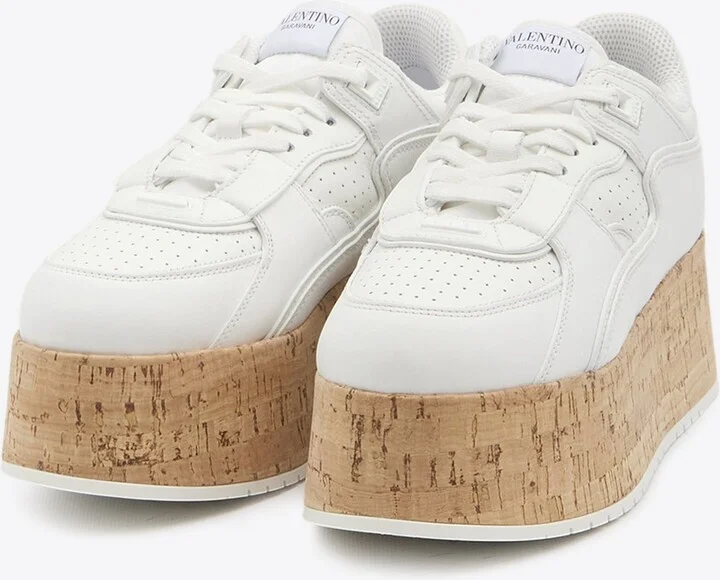 Freedots XL Leather Platform Sneakers - Image 2