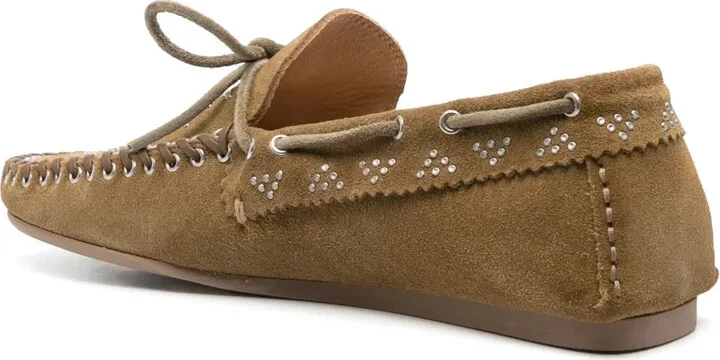 Freen stud suede loafers - Image 3