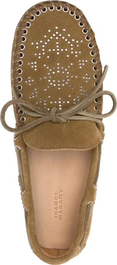 Freen stud suede loafers - Image 4