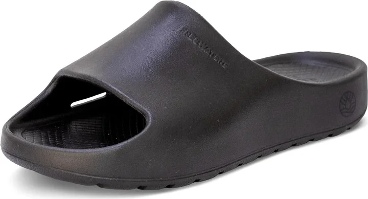 Freewaters Cloud9 Slide - Unisex Modern Everyday Slide Sandal - Black