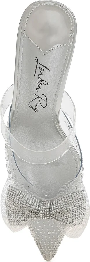 Freja Rhinestone Kitten Heel Mule - Image 6