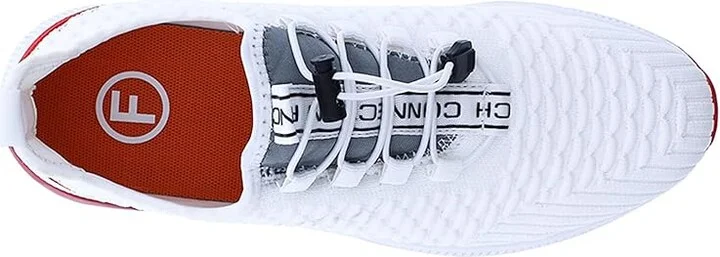 French Connection Cannes Men's Shoes White : 10 M, Textile - Image 2