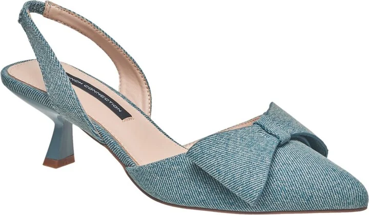 French Connection Ladies Croatia Slingback Kitten Heel