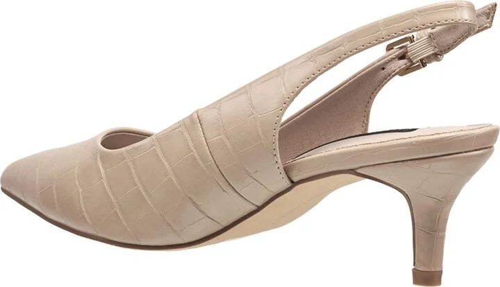 French Connection Ladies Quinn Slingback Kitten Heel - Image 8