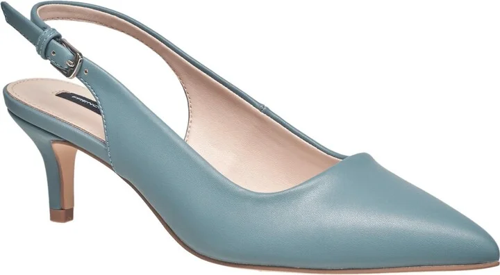 French Connection Ladies Quinn Slingback Kitten Heel