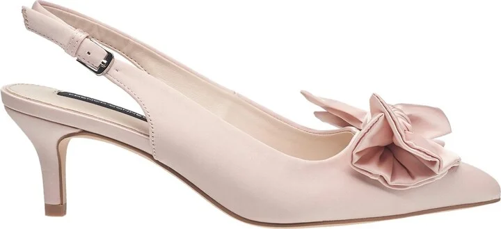 French Connection Ladies Quinnbow Slingback Kitten Heel - Image 2