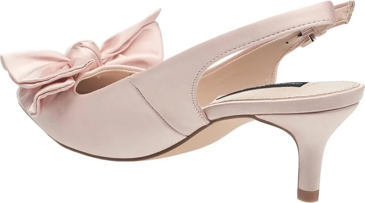 French Connection Ladies Quinnbow Slingback Kitten Heel - Image 3