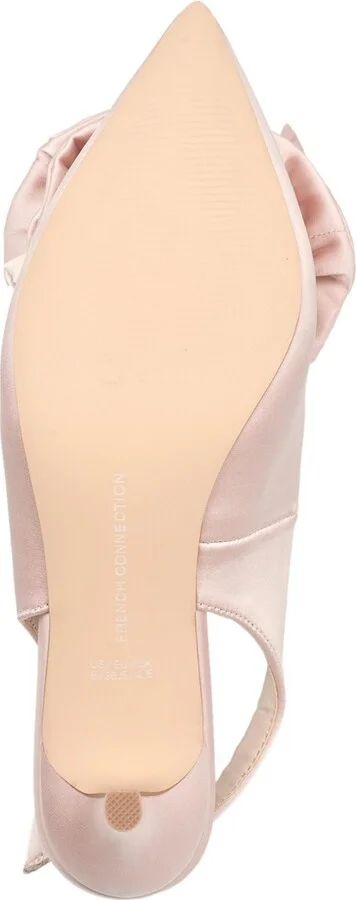 French Connection Ladies Quinnbow Slingback Kitten Heel - Image 6