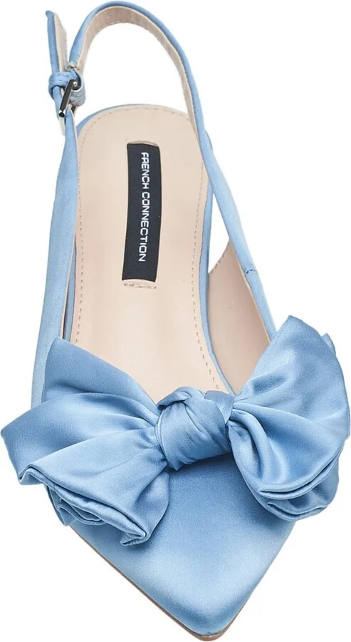 French Connection Ladies Quinnbow Slingback Kitten Heel - Image 9