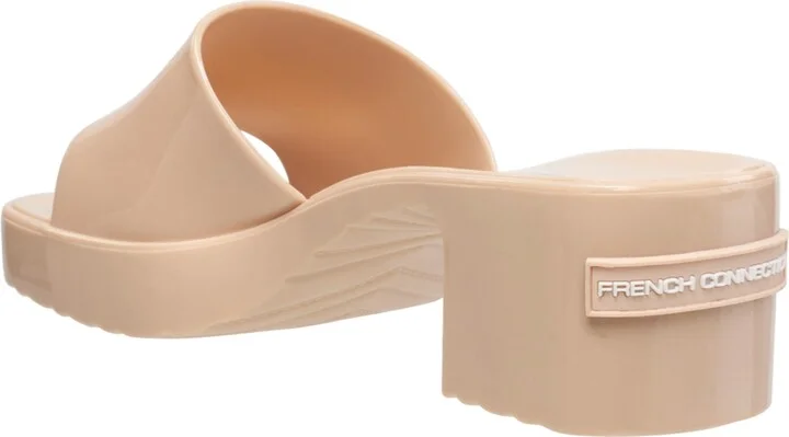 French Connection Women's Almira Slip On Open Toe Heel Sandal - Image 3