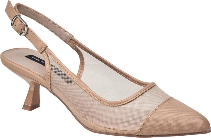French Connection Women's Cuba Mesh Slingback