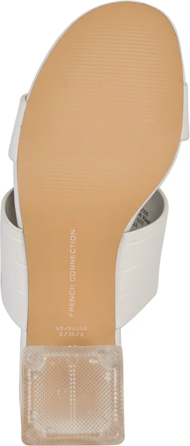 French Connection Women's Slide on Block Heel Sandals - Image 5
