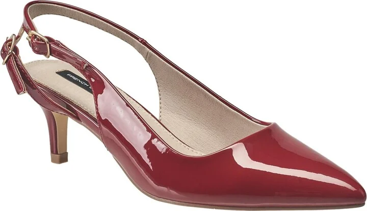 French Connection Women's Vichy Double Strap Slingback
